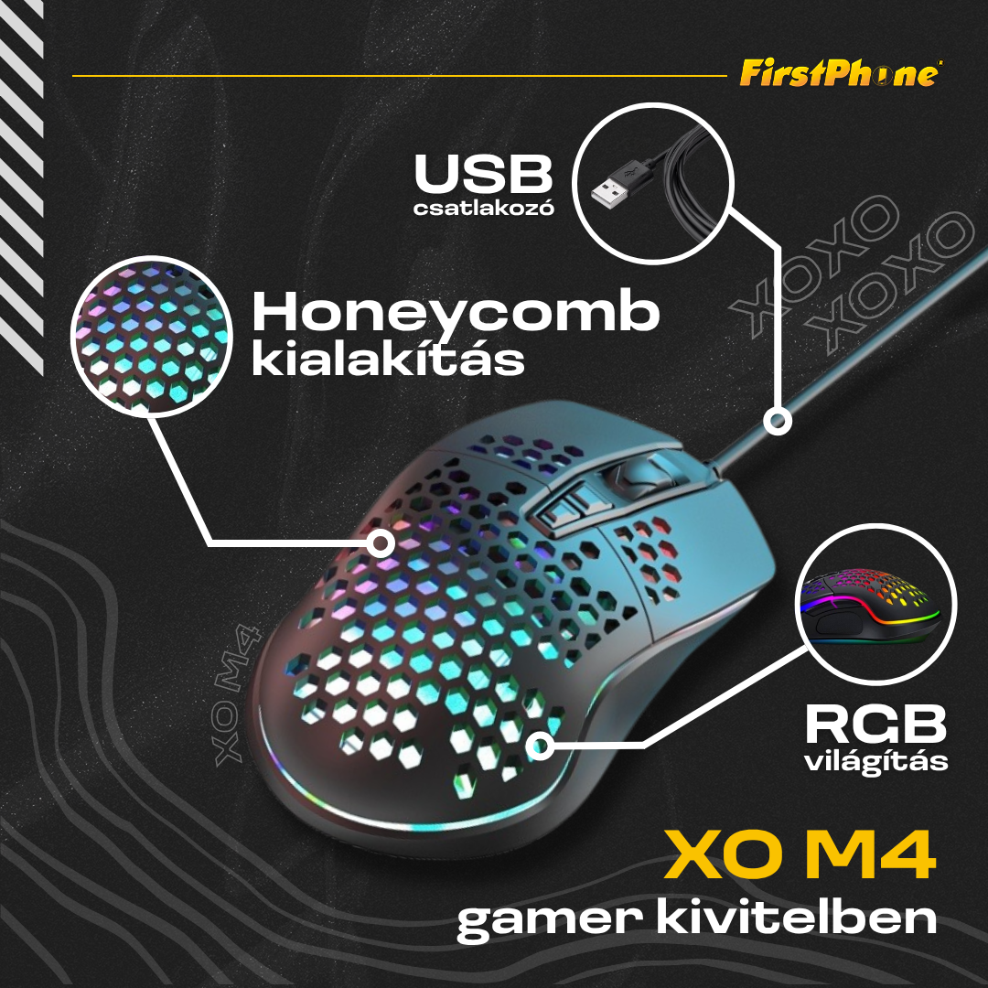 Oživ svoj setup herným čiernym XO M4!