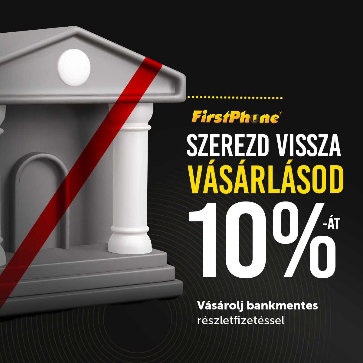 Teraz je tu možnosť platiť pohodlne v splátkach bez vybavovania v banke, veď zákazníci FirstPhone si to zaslúžia! 😇💵