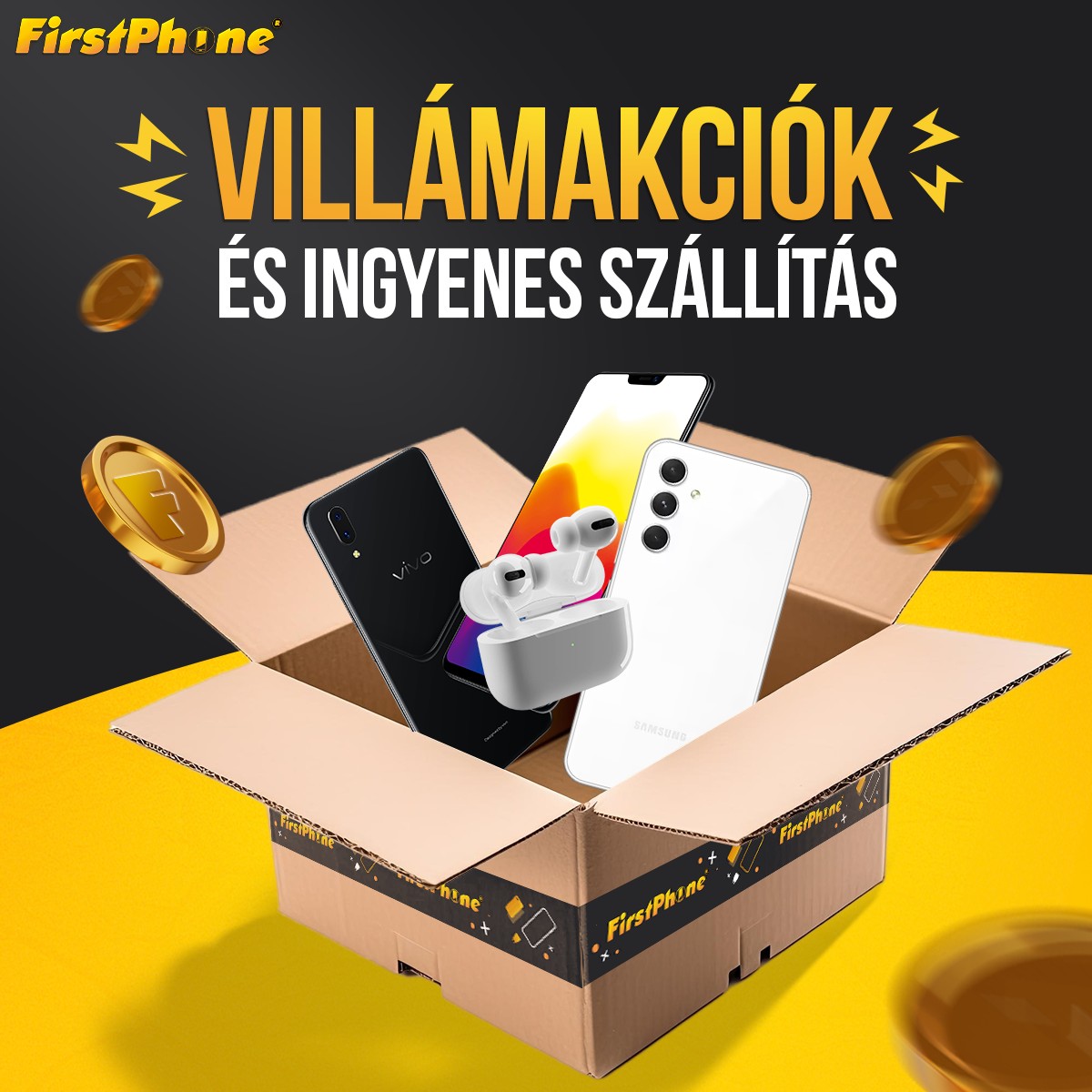 Využi najlepšie ponuky bleskovo vo FirstApp! ⚡📲