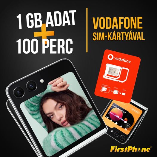 Darček: SIM Vodafone s 1 GB dát a 100 minútami!