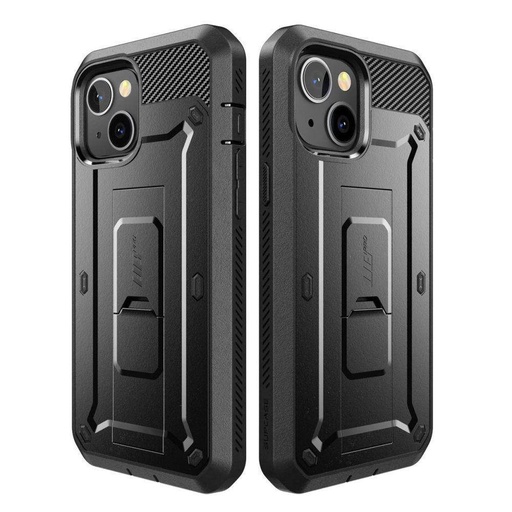 Apple iPhone 13 / 13 Pro / 14 Supcase Unicorn beetle odolný zadný kryt s predným panelom (Čierny)