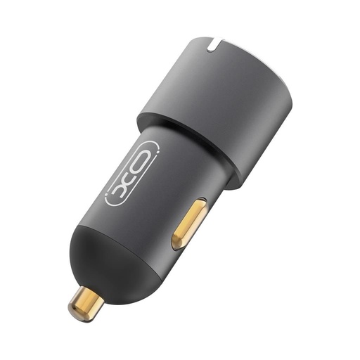 XO CC45 do auta rýchlonabíjačka 2 PD + QC 3.0 s konektorom, čierny