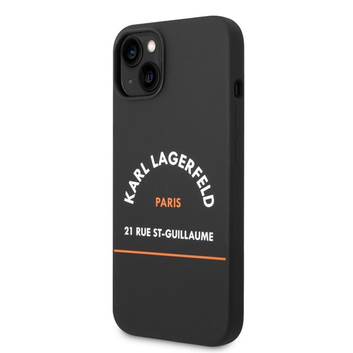 Apple iPhone 14 Plus Karl Lagerfeld Rue St Guillaume puzdro (Čierny) – KLHCP14MSRSGHLK
