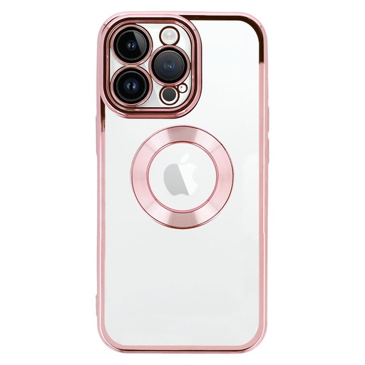 Apple iPhone 13 Beauty priehľadný zadný kryt (Ružový)