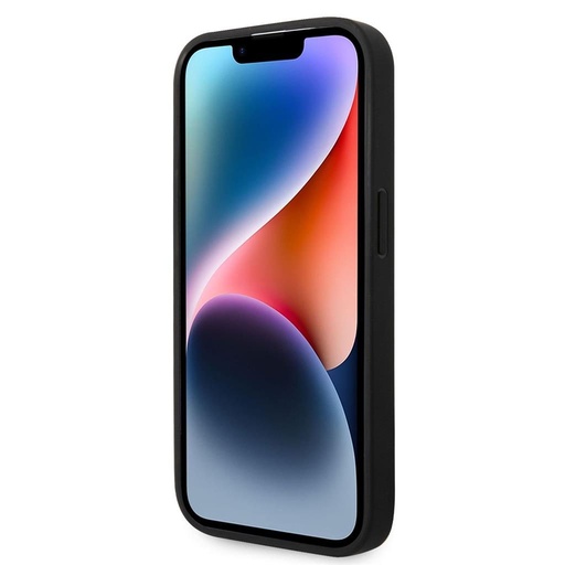 Apple iPhone 14 Pro Mercedes koža zadný kryt (Čierny)