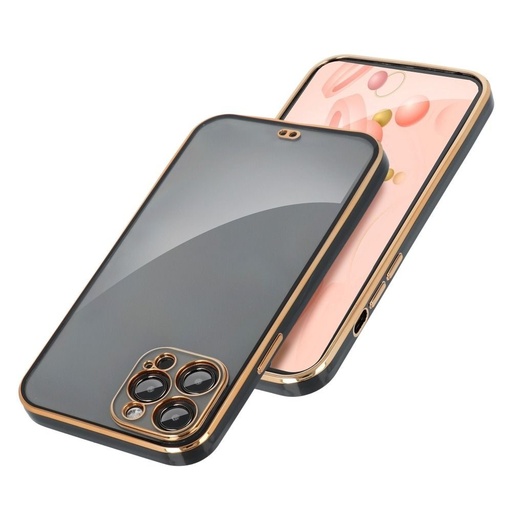 Apple iPhone 12 Pro Forcell lux silikónový zadný kryt (Čierny)