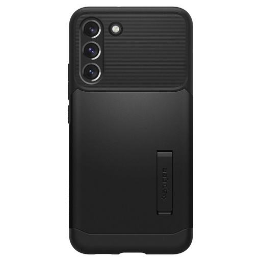 Samsung Galaxy S22 Spigen slim armor odolný proti nárazu zadný kryt (Čierny)