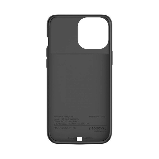 Apple iPhone 12 Pro Max / 13 Pro Max Tech protect powercase power bank zadný kryt (Čierny)