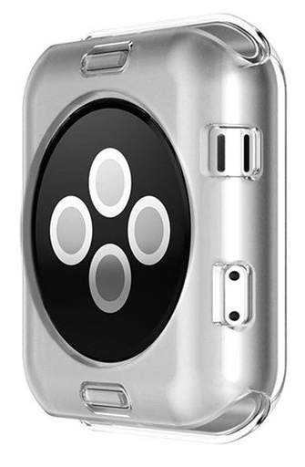 Hoco WS1 Apple Watch 7 / Watch 8 45mm TPU puzdro (Priehľadný)