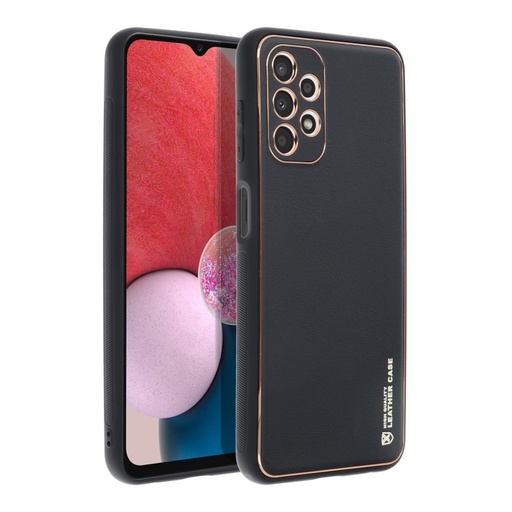Samsung Galaxy A13 4G Forcell koža zadný kryt (Čierny)