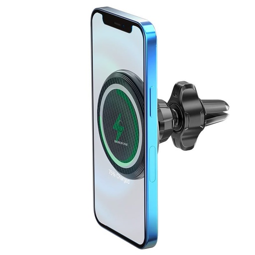 Hoco BH45 do auta držiak na telefón, magsafe kompatibilný, bezdrôtový na nabíjanie vhodný (max 15W) čierny