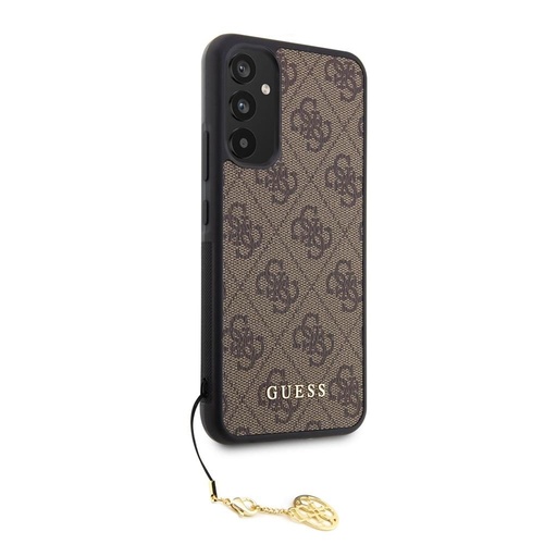 Samsung Galaxy A34 5G Guess 4G Charms puzdro (Hnedý) - GUHCSA34GF4GBR