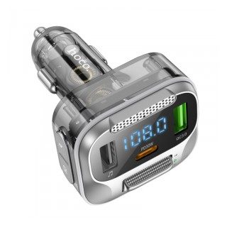 Hoco E75 FM transmitter , PD30W nabíjací s výkonom čierny