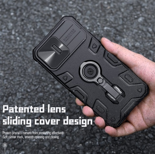 Apple iPhone 14 Pro Max Nillkin CamShield Armor Pro zadný kryt (Čierny)