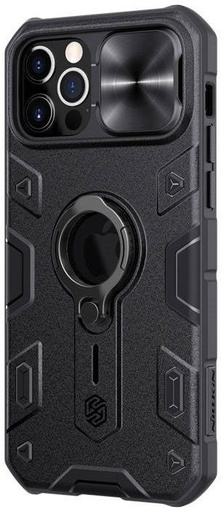 Apple iPhone 12 / iPhone 12 Pro Nillkin CamShield Armor zadný kryt (Čierny)