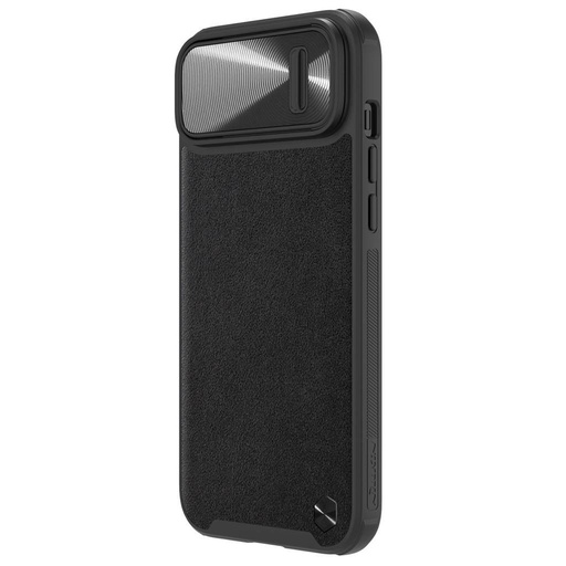 Apple iPhone 14 Nillkin CamShield Leather S zadný kryt (Čierny)