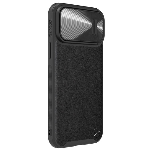 Apple iPhone 14 Pro Nillkin CamShield Leather S zadný kryt (Čierny)