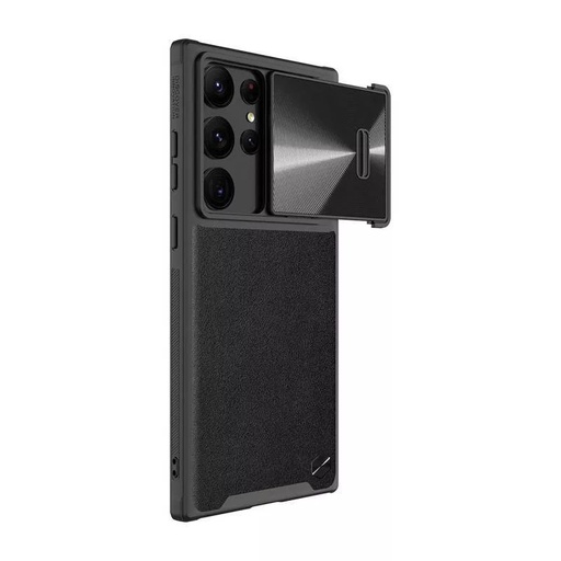 Samsung Galaxy S23 Ultra Nillkin CamShield Leather S zadný kryt (Čierny)
