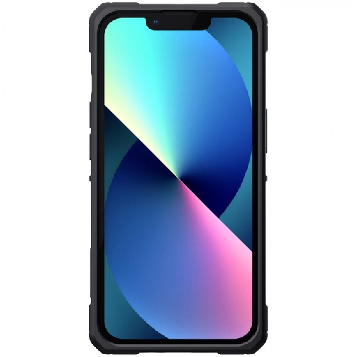 Apple iPhone 13 Nillkin Adventurer odolný zadný kryt (Čierny)