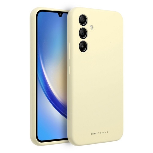 Samsung Galaxy A34 5G Roar Cloud Skin zadný kryt (svetlý žltý)