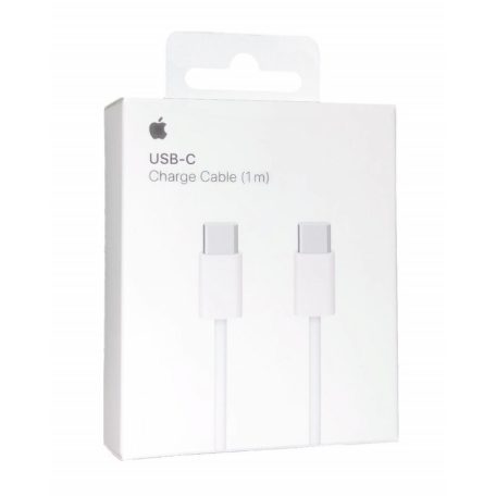 Apple USB-C - USB-C látkový dátový kábel 60W (Biely) - 1m