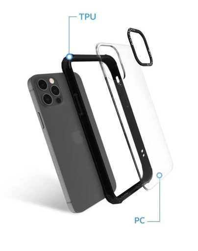 Apple iPhone 13 Pro Max MOLAN CANO HN7 odolný zadný kryt (Čierny)