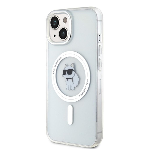 Apple iPhone 15 Karl Lagerfeld IML Ikonický MagSafe puzdro (Priehľadný) – KLHMP15SHFCKNOT
