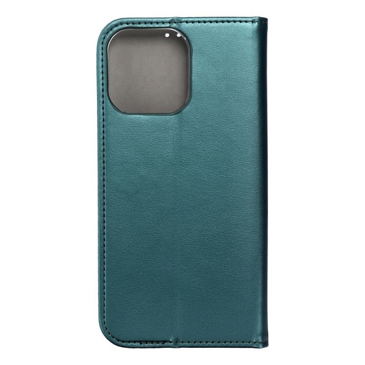 Apple iPhone 15 Pro Max smart magneto magnetický knižkové puzdro (Zelený)