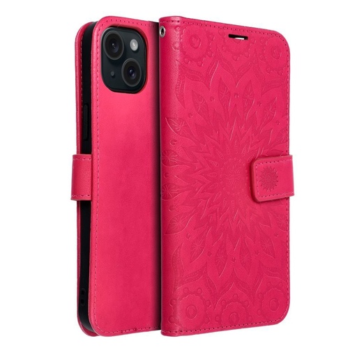 Apple iPhone 15 Plus Forcell MEZZO otváracie puzdro (Magenta)