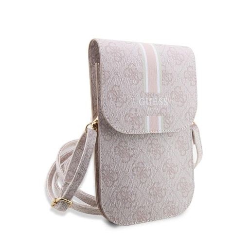 Guess 4G Printed Stripe Phone Bag (Ružový) - GUWBP4RPSP