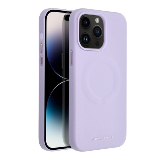 Apple iPhone 14 Pro Max Roar Leather magsafe zadný kryt (Fialový)