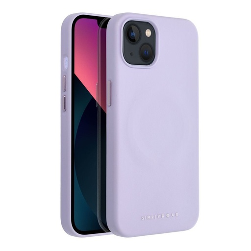 Apple iPhone 13 Roar Leather magsafe zadný kryt (Fialový)