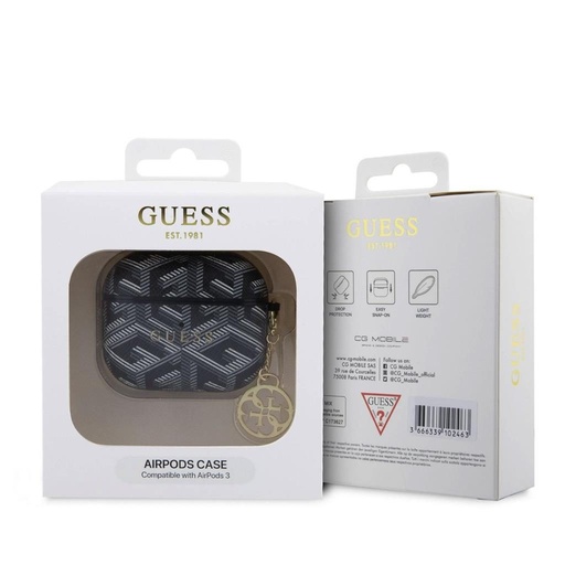 Guess PU G Cube Charm puzdro AirPods 3 (Čierny) - GUA3PGCE4CK