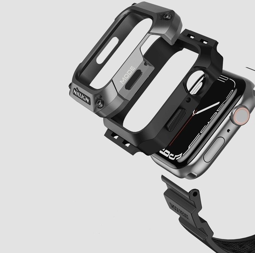 Apple Watch 7 45mm / Watch 8 45mm Hoco WS6 Shadow series puzdro (Čierny)