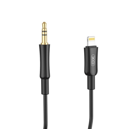 XO NB-R255A Lightning audio adaptér (Čierny) – Lightning–3.5 mm