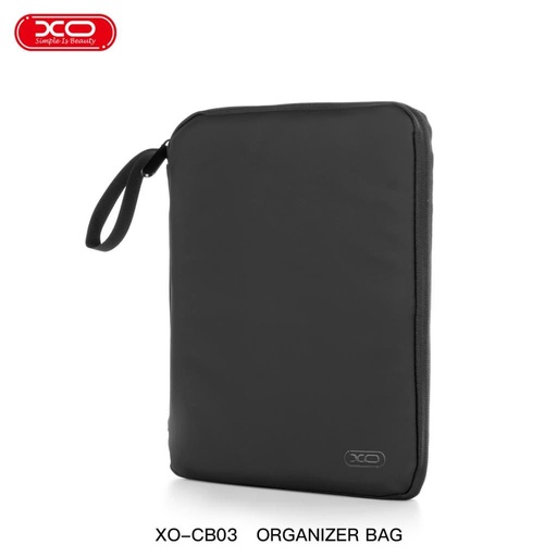XO CB03 taška 12,9" s uhlopriečkou displeja s k tabletu, vnútorný s vreckom a rôzny doplnky na uloženie (Čierny)