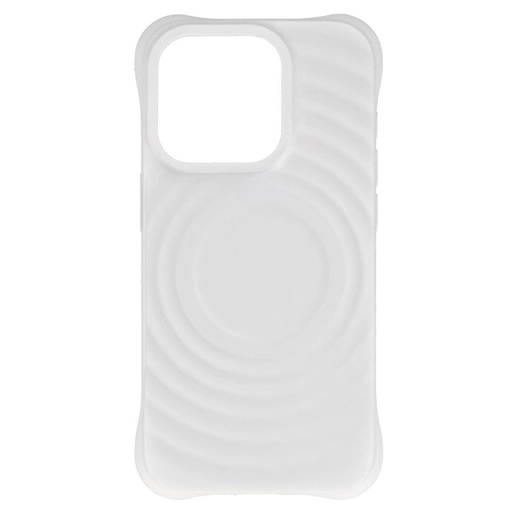 Apple iPhone 13 / iPhone 14 Tel Protect Wave magsafe zadný kryt (Biely)