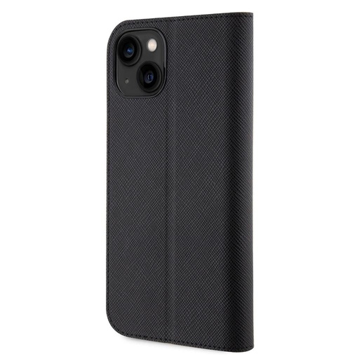 Apple iPhone 14 Karl Lagerfeld PU Saffiano Karl and Choupette NFT Book puzdro (Čierny) – KLBKP14SSANKCPK