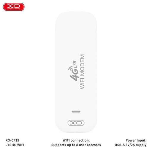 XO CF19 Mobil WiFi Transmitter (Biely)