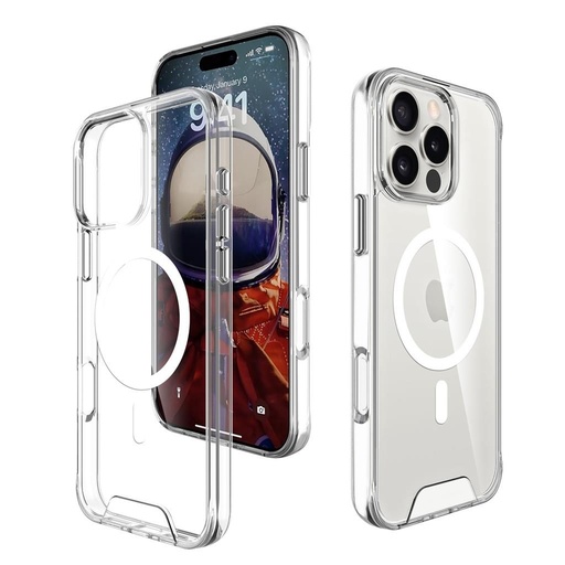 Apple iPhone 16 Pro TOKO Space magsafe zadný kryt (Priehľadný)