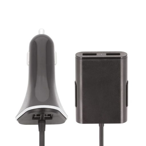 Forever do auta nabíjačka (4 USB port), čierny