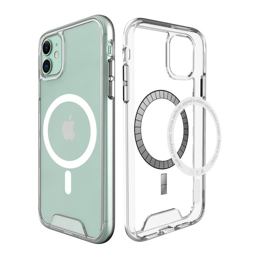 Apple iPhone 11 TOKO Space magsafe zadný kryt (Priehľadný)