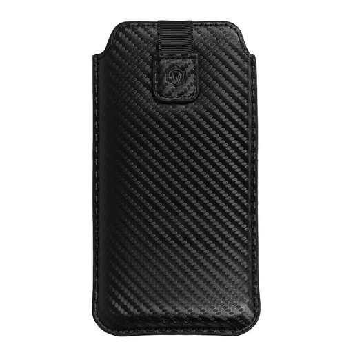 Univerzálny veľkosť Wonder carbon zasúvací puzdro XL (Čierny)