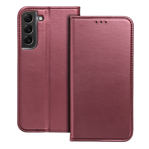 Samsung Galaxy S25 Ultra smart magneto magnetický knižkové puzdro (Bordový)