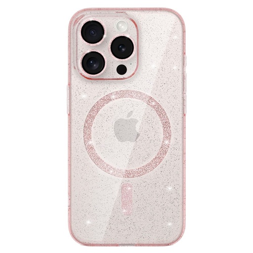 Samsung Galaxy S25 glitter magsafe zadný kryt (Priehľadný)