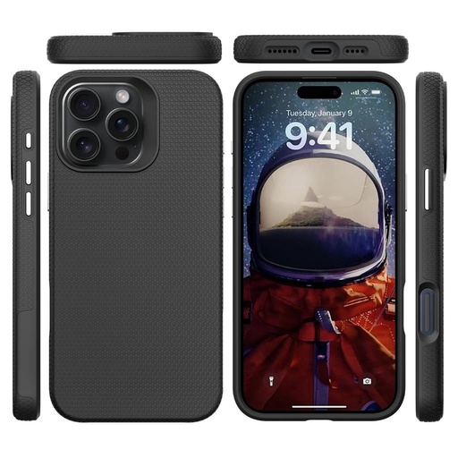 Apple iPhone 16 Pro Max TOKO Triangle zadný kryt (Čierny)