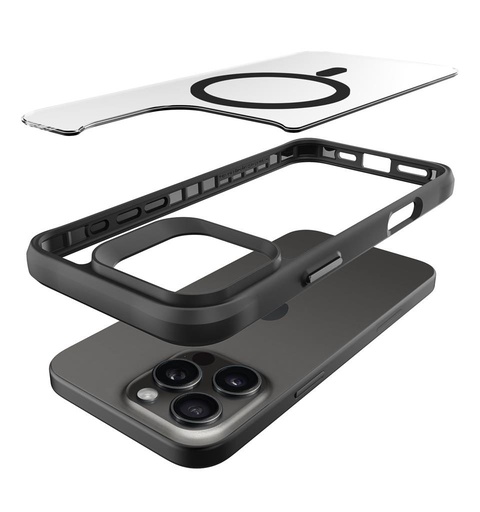 Apple iPhone 16 Pro Max TOKO Combat X Mode frost magsafe zadný kryt (Čierny)