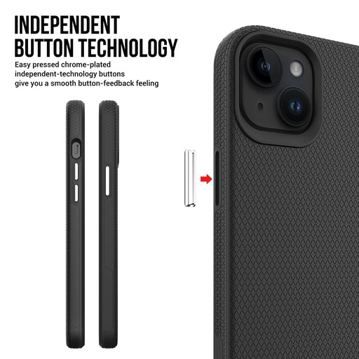 Apple iPhone 14 TOKO Triangle zadný kryt (Čierny)