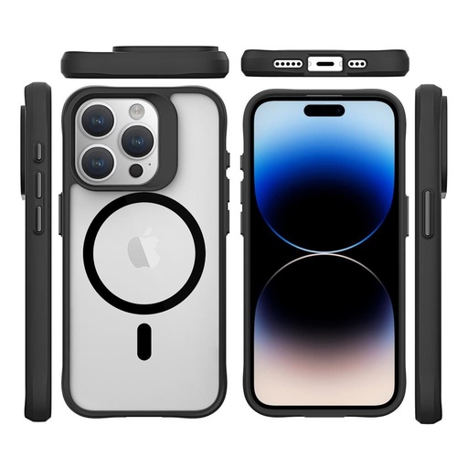 Apple iPhone 15 Pro TOKO Combat X Mode magsafe zadný kryt (Čierny)