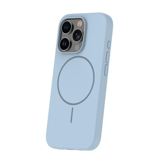 Apple iPhone 13 Silicone Thin magsafe zadný kryt (Modrý)